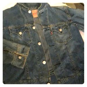 Levi Strauss Jean jacket one of a kind v cut